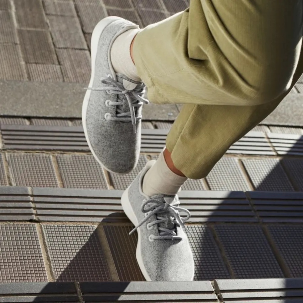 Allbirds wool runner limited edition mizzle dapple grey cream sole